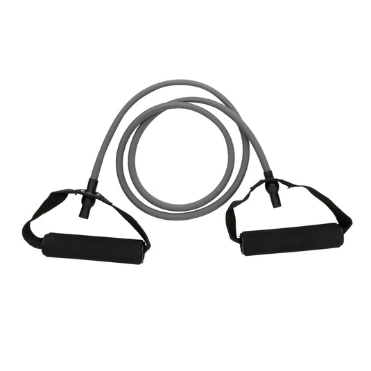 Heavy resistance fitness tube in pouch from XD Collection, ideal for strength training and exercise routines.