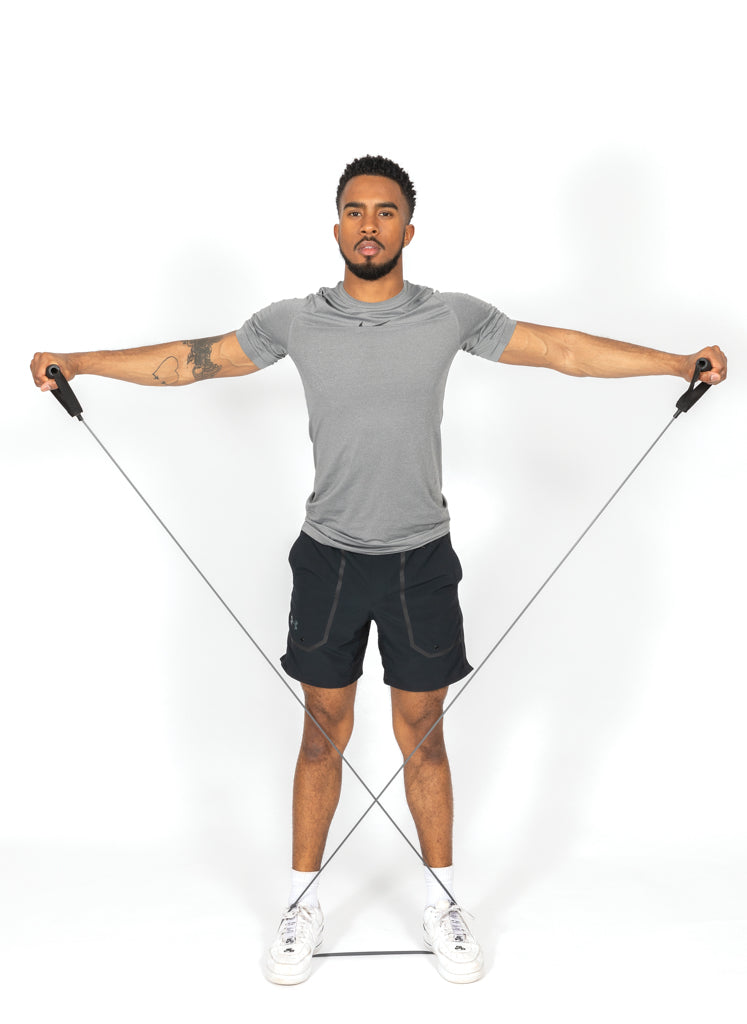 Load image into Gallery viewer, XD Collection heavy resistance fitness tube in pouch for strength training and workouts, healthy living and sport equipment.
