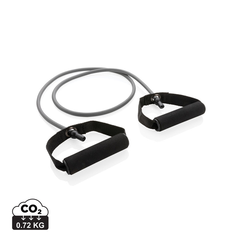 Load image into Gallery viewer, Heavy resistance tube in pouch from XD Collection for fitness and strength training, shown in a compact storage pouch.
