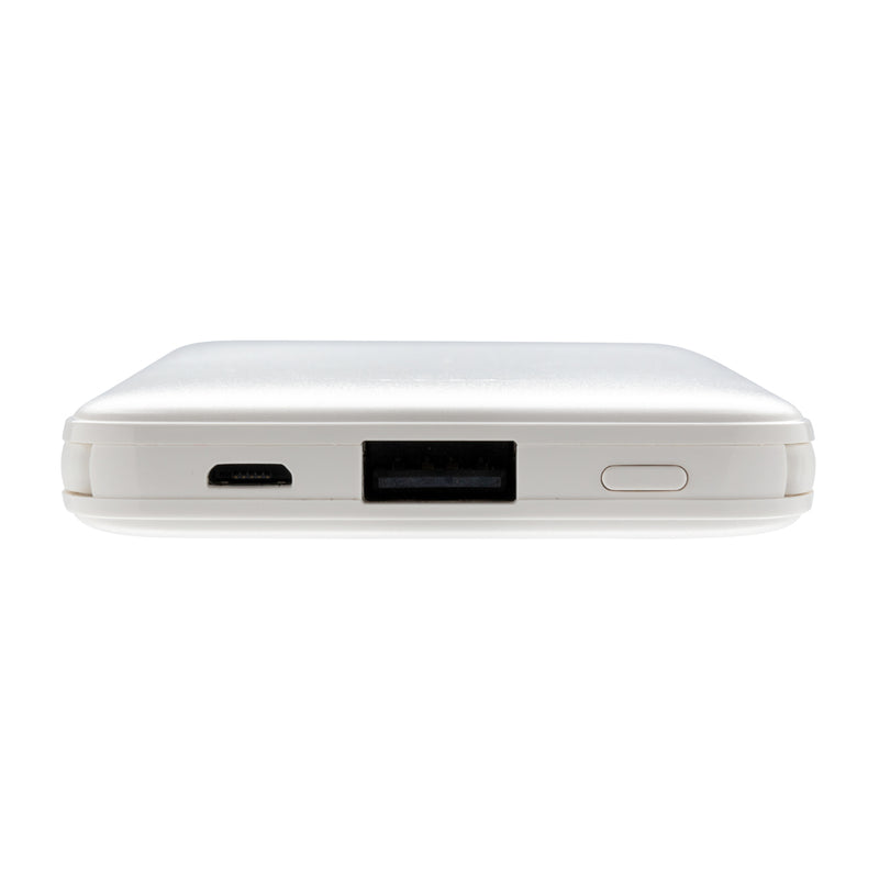 Load image into Gallery viewer, XD Collection 5,000 mAh pocket powerbank with integrated cables, compact portable charger for phones and tablets.
