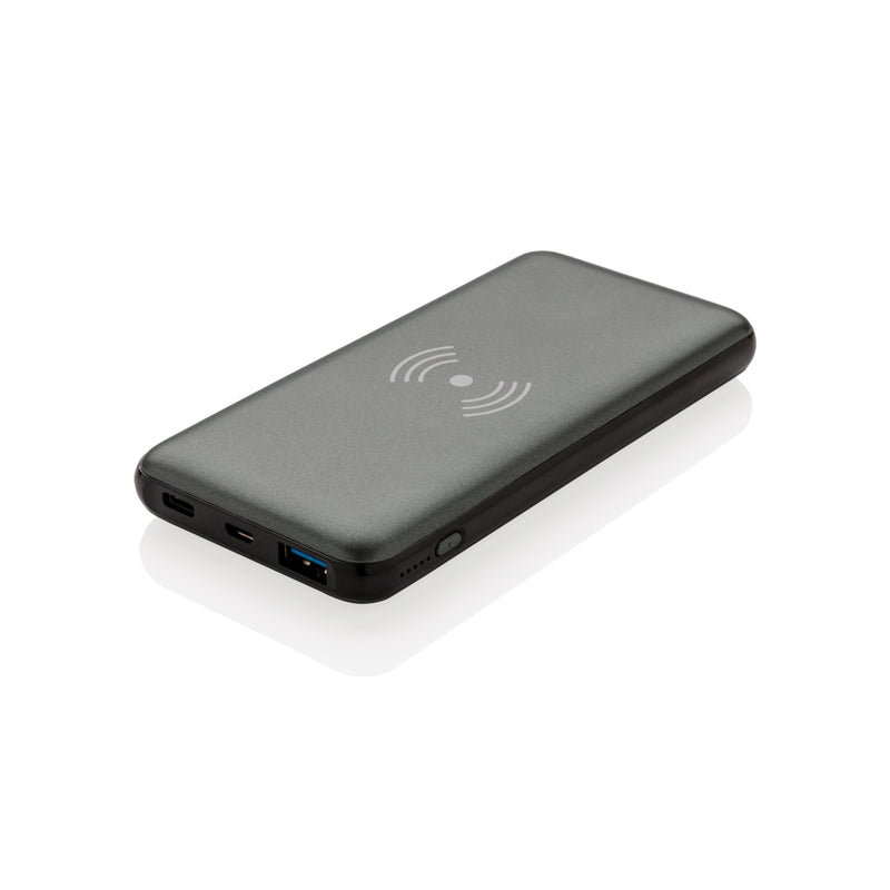 Load image into Gallery viewer, XD Collection 10,000 mAh fast charging wireless powerbank with 10W power and PD for phones and tablets.
