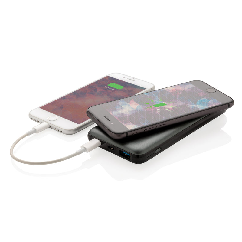 Load image into Gallery viewer, XD Collection 10,000 mAh wireless powerbank with fast 10W charging and PD for phones and tablets, portable power accessory.
