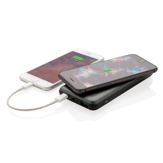 XD Collection 10,000 mAh wireless powerbank with fast 10W charging and PD for phones and tablets, portable power accessory.