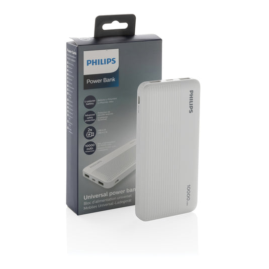 Philips 10.000 mAh slim powerbank - Custom Wood Designs