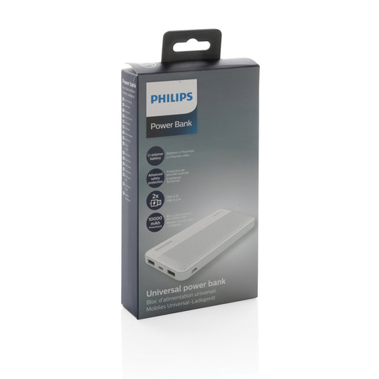 Philips 10.000 mAh slim powerbank - Custom Wood Designs