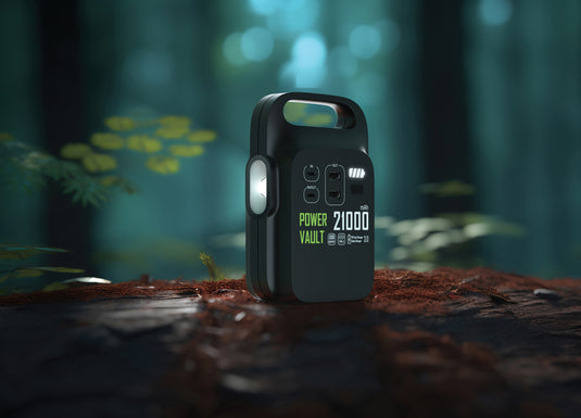 Power Vault RCS rplastic 21000 mAh portable power station - Custom Wood Designs