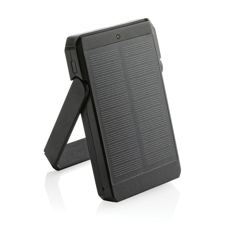 Load image into Gallery viewer, Skywave RCS rplastic solar powerbank 5000 mAh 10W wireless - Custom Wood Designs
