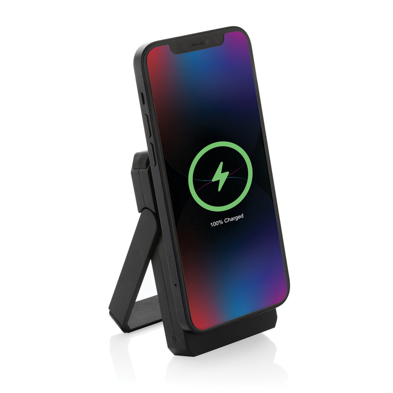 Load image into Gallery viewer, Skywave RCS rplastic solar powerbank 5000 mAh 10W wireless - Custom Wood Designs
