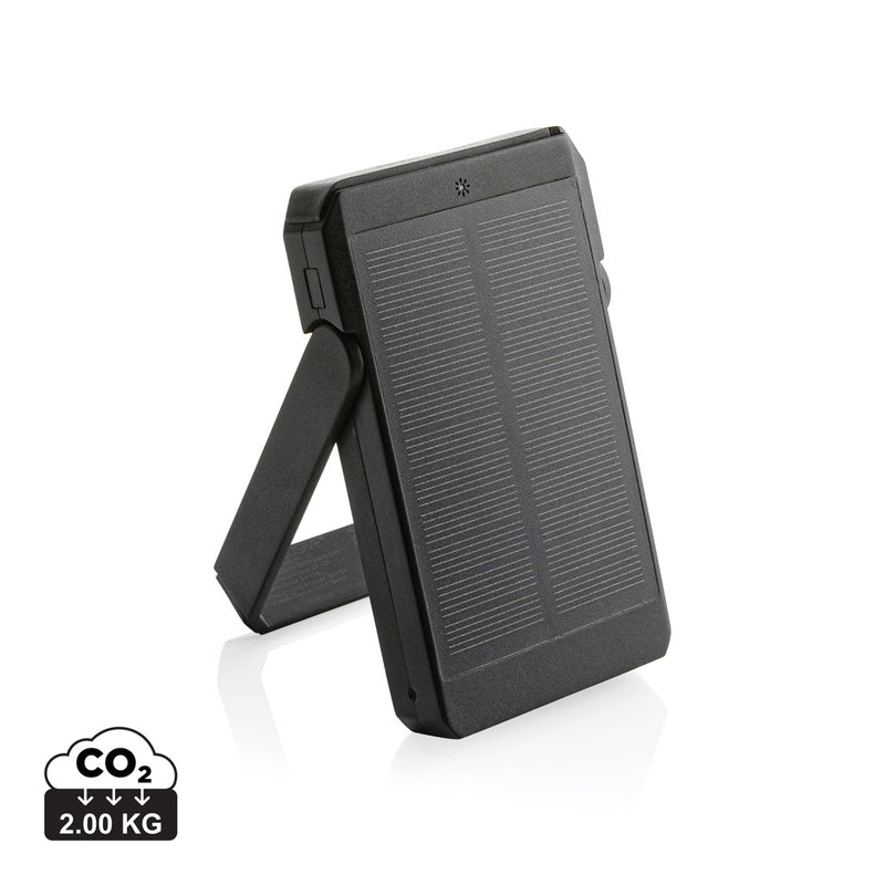 Load image into Gallery viewer, Skywave RCS rplastic solar powerbank 5000 mAh 10W wireless - Custom Wood Designs
