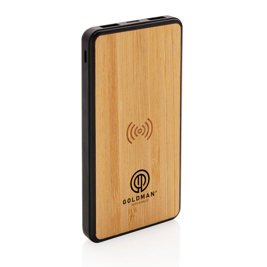 RCS recycled plastic 8000 mAh Wireless Powerbank - Custom Wood Designs