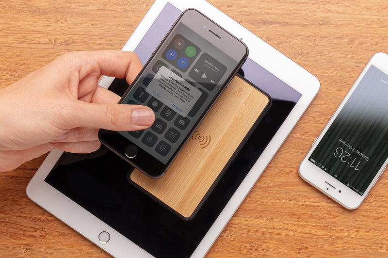 Load image into Gallery viewer, RCS recycled plastic 8000 mAh Wireless Powerbank - Custom Wood Designs
