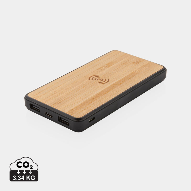 Load image into Gallery viewer, RCS recycled plastic 8000 mAh Wireless Powerbank - Custom Wood Designs
