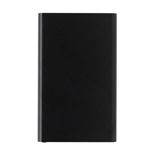 XD Collection RCS recycled plastic and aluminum 4000mAh powerbank with Type C port for phone and tablet charging.