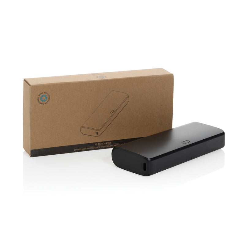 Load image into Gallery viewer, FlashCharge RCS rplastic 20000 mah fast charge powerbank - Custom Wood Designs
