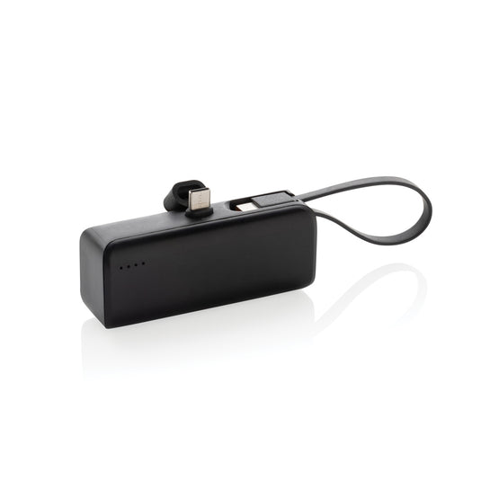XD Collection Powerlink RCS plastic 3000mAh powerbank with USB-C connector for phones and tablets.