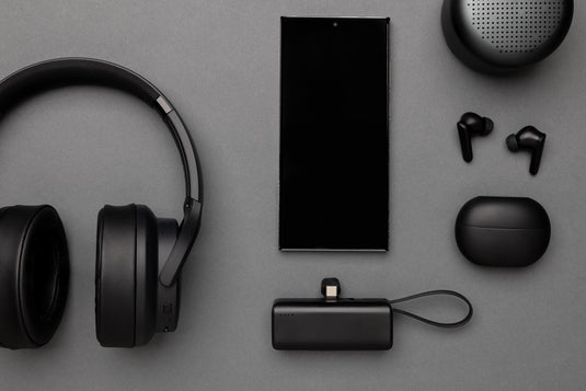 XD Collection Powerlink RCS plastic 3000mAh powerbank with USB-C connector for phone and tablet charging.