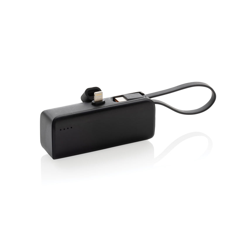 Load image into Gallery viewer, Powerlink RCS rplastic 3000 mAh powerbank iOS connector - Custom Wood Designs
