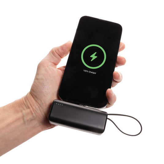 Powerlink RCS rplastic 3000 mAh powerbank iOS connector - Custom Wood Designs