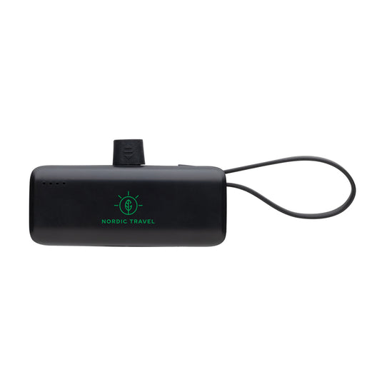 Powerlink RCS rplastic 3000 mAh powerbank iOS connector - Custom Wood Designs