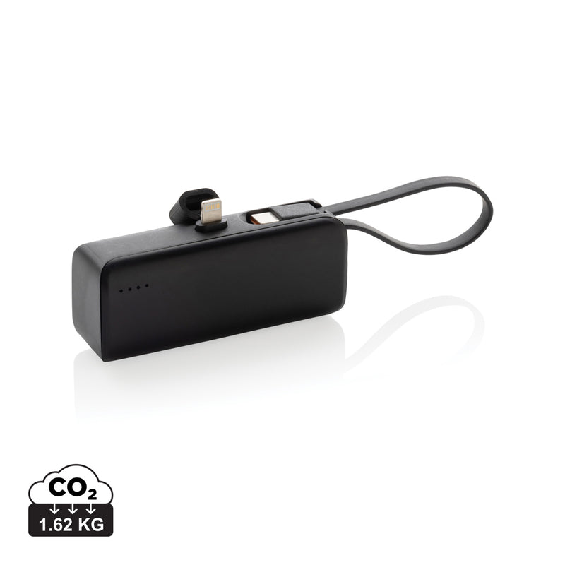 Load image into Gallery viewer, Powerlink RCS rplastic 3000 mAh powerbank iOS connector - Custom Wood Designs
