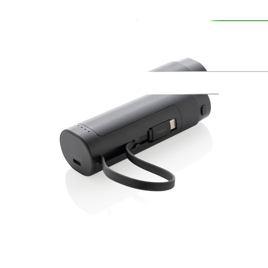 XD Collection CycleCell 5000mAh removable battery power bank for phones and tablets, compact and portable accessory.