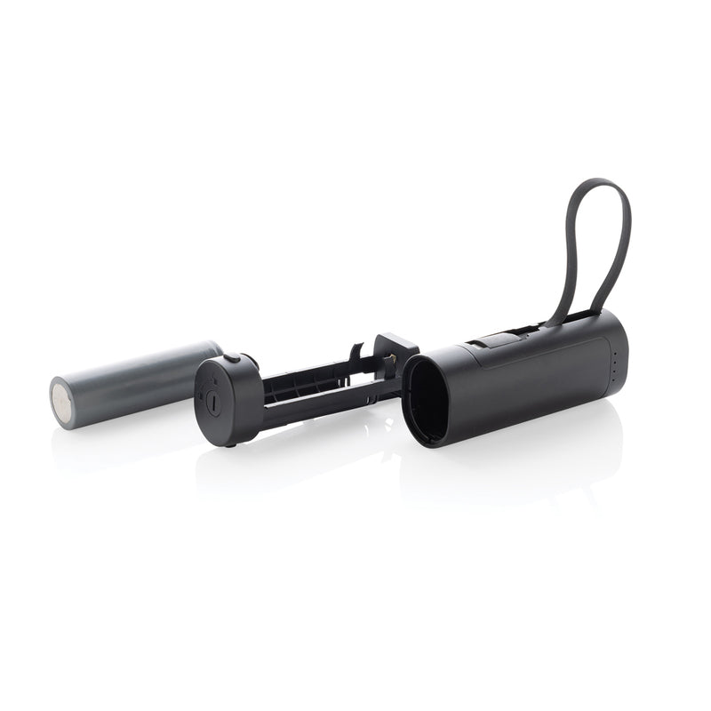 Load image into Gallery viewer, XD Collection CycleCell 5000mAh removable battery powerbank for phones and tablets, compact portable charging accessory.
