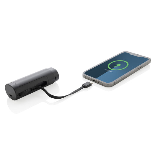 XD Collection CycleCell 5000mAh removable battery powerbank for phones and tablets, compact and portable device with USB port