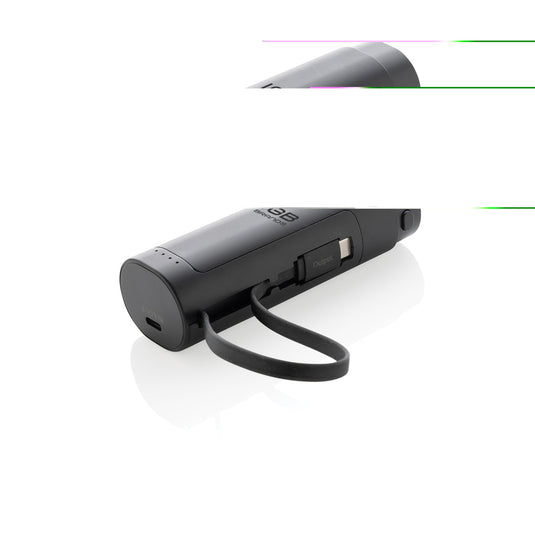 XD Collection CycleCell 5000mAh removable battery powerbank for phones and tablets, compact and portable accessory.