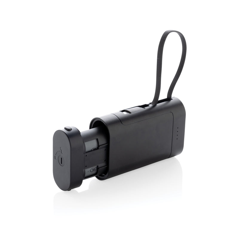 Load image into Gallery viewer, XD Collection CycleCell 10,000mAh removable powerbank for phones and tablets, compact portable battery accessory.
