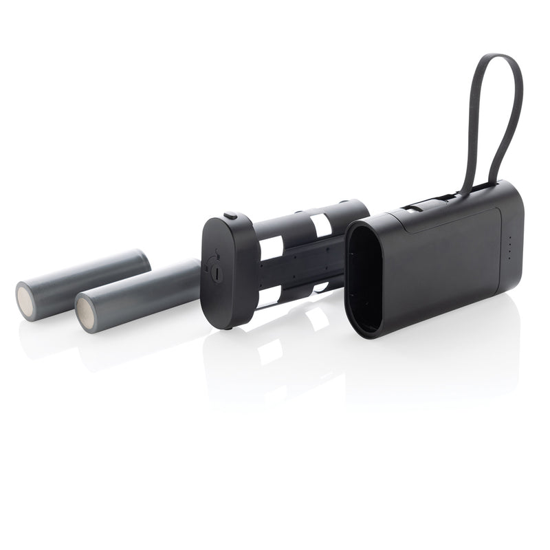 Load image into Gallery viewer, XD Collection CycleCell 10,000mAh removable powerbank for phones and tablets, portable phone and tablet accessory.
