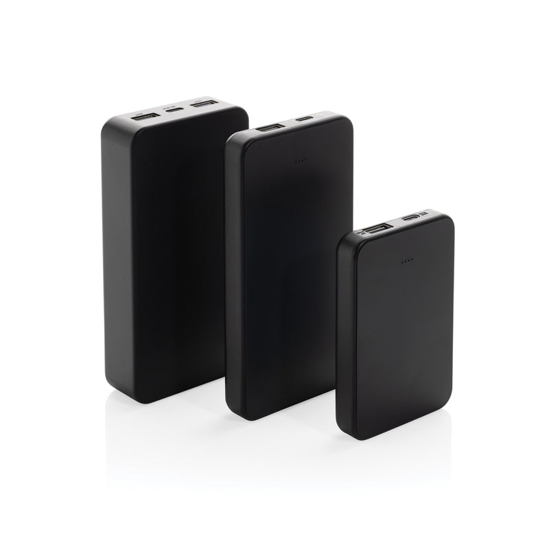 Load image into Gallery viewer, Boostcore RCS recycled plastic powerbank by XD Collection with 10,000mAh capacity and USB-C port for phones and tablets.
