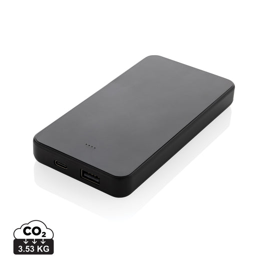 Boostcore RCS recycled plastic powerbank by XD Collection with 10,000mAh capacity and USB-C for phones and tablets.