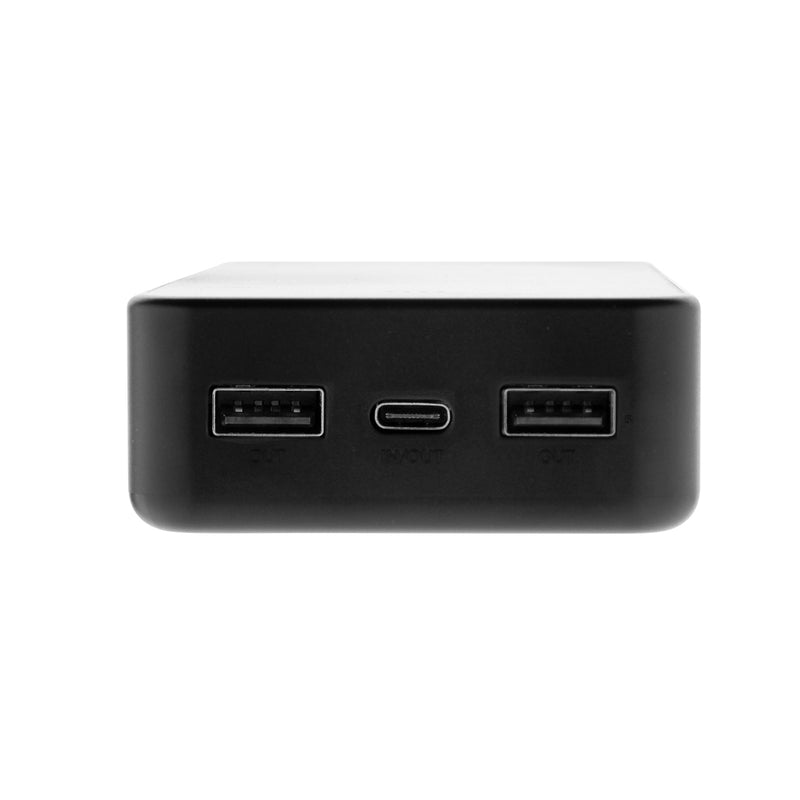 Load image into Gallery viewer, Boostcore RCS recycled plastic powerbank by XD Collection with 20,000mAh capacity and USB C port for phone and tablet charging.
