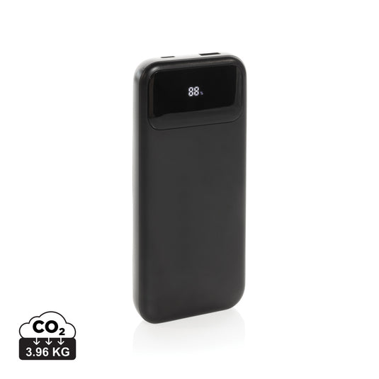 XD Collection Turbopack RCS plastic powerbank with 10,000mAh capacity and integrated cables for phone and tablet charging