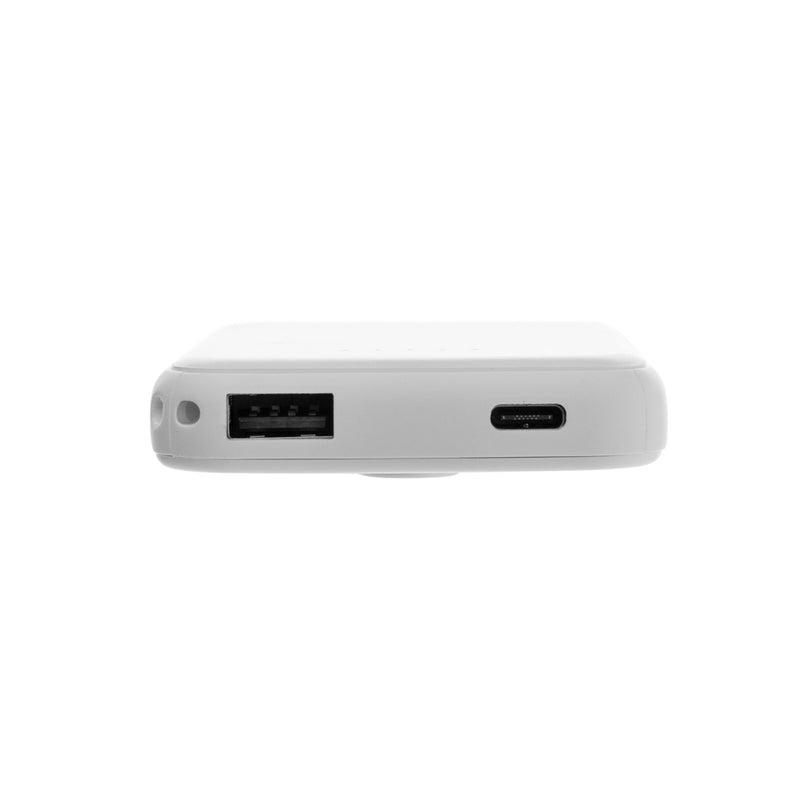 Load image into Gallery viewer, XD Collection Stellar RCS recycled plastic 5000mAh 5W magnetic powerbank for phones and tablets, with magnetic attachment.
