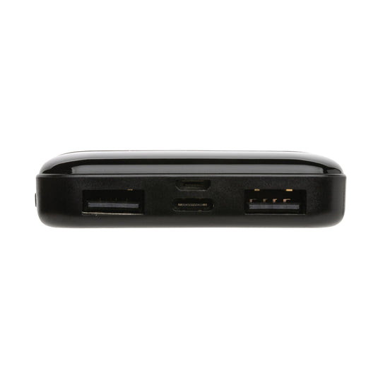 XD Collection RCS recycled plastic 5,000mAh powerbank for phones and tablets, compact portable charging device.