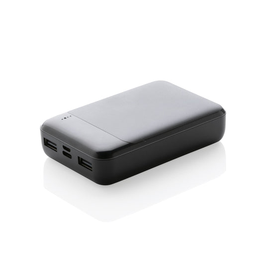 RCS standard recycled plastic 10.000 mAh powerbank - Custom Wood Designs