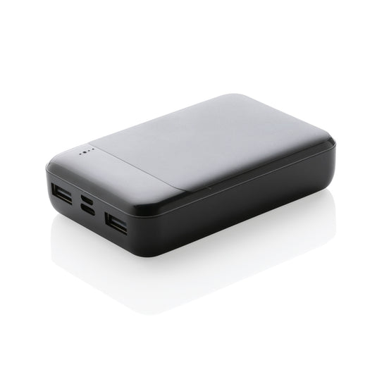 RCS standard recycled plastic 10.000 mAh powerbank - Custom Wood Designs