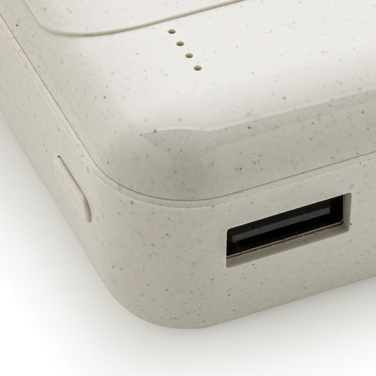 RCS standard recycled plastic 10.000 mAh powerbank - Custom Wood Designs