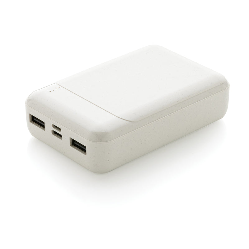 Load image into Gallery viewer, RCS standard recycled plastic 10.000 mAh powerbank - Custom Wood Designs
