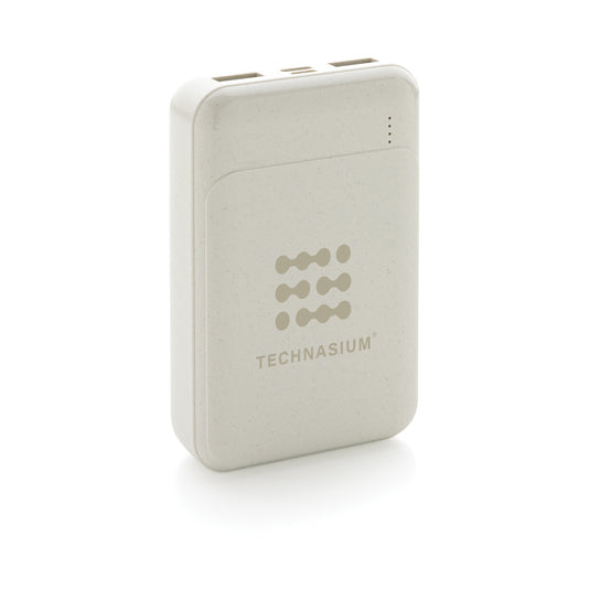 RCS standard recycled plastic 10.000 mAh powerbank - Custom Wood Designs