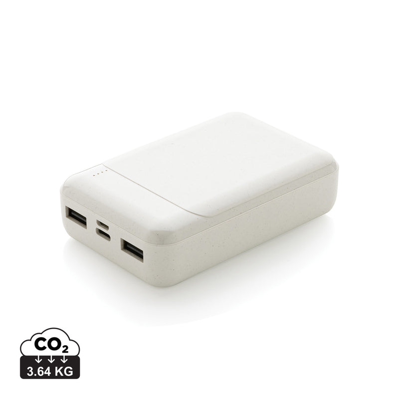 Load image into Gallery viewer, RCS standard recycled plastic 10.000 mAh powerbank - Custom Wood Designs
