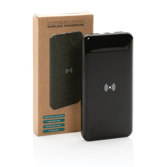 RCS standard recycled plastic wireless powerbank - Custom Wood Designs