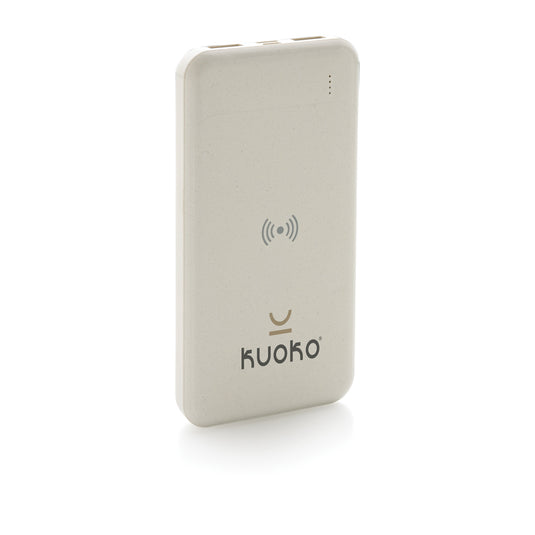 RCS standard recycled plastic wireless powerbank - Custom Wood Designs
