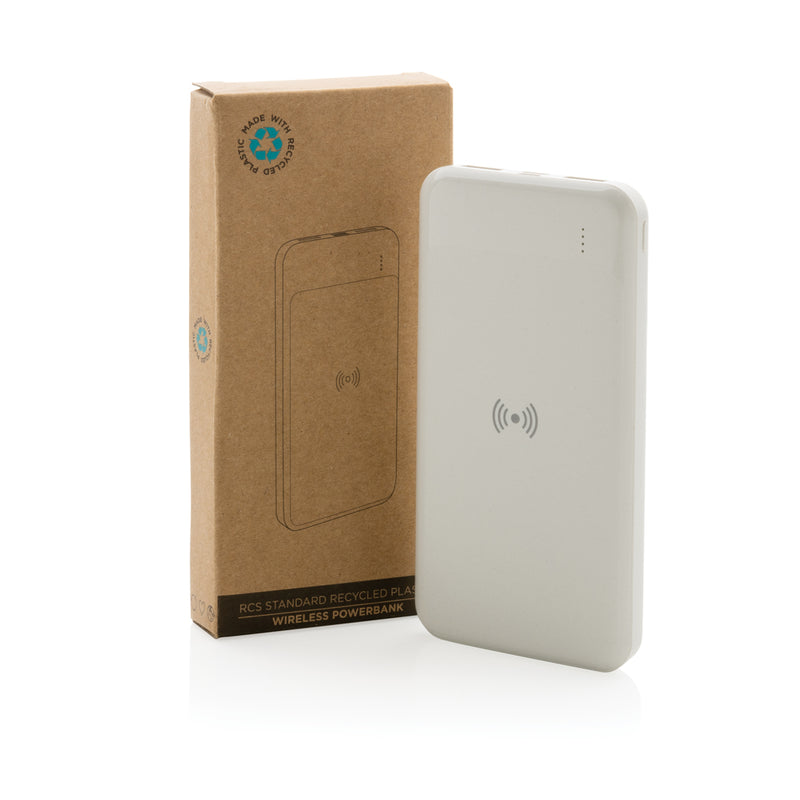 Load image into Gallery viewer, RCS standard recycled plastic wireless powerbank - Custom Wood Designs
