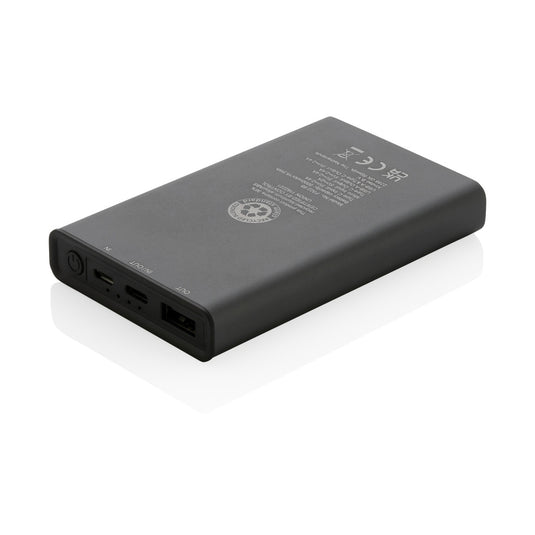 Terra RCS recycled aluminium powerbank 5.000 mAh - Custom Wood Designs