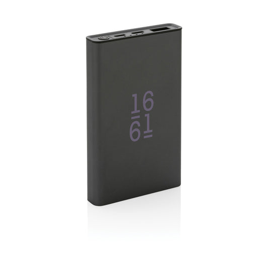 Terra RCS recycled aluminium powerbank 5.000 mAh - Custom Wood Designs