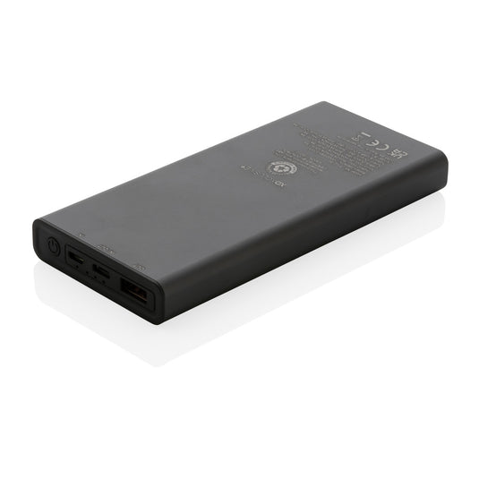 Terra RCS recycled 18W aluminium powerbank 10.000 mAh - Custom Wood Designs