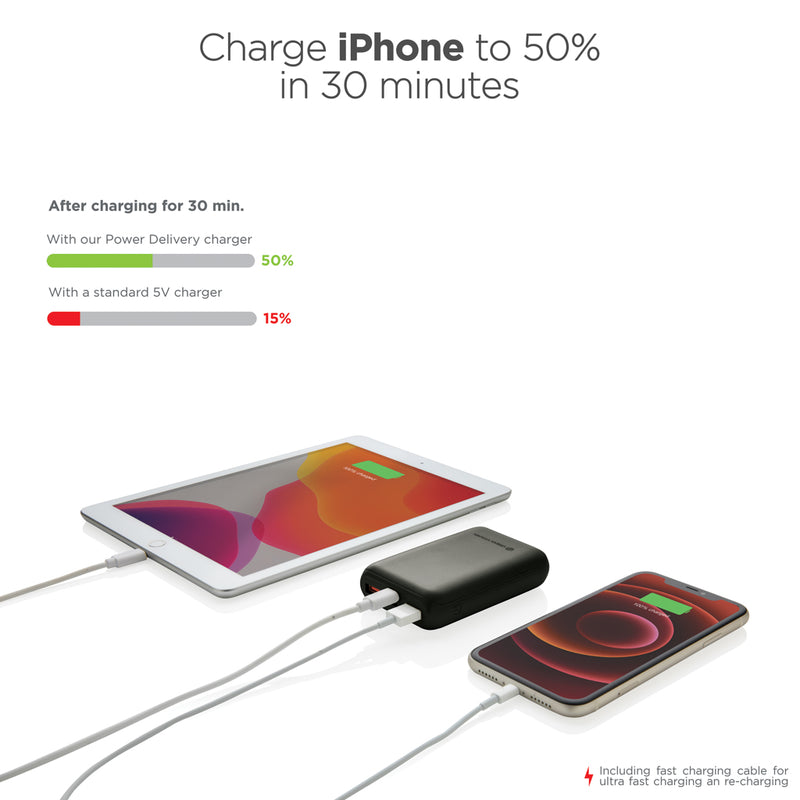 Load image into Gallery viewer, Urban Vitamin Alameda 10.000 mAh 18W PD powerbank - Custom Wood Designs
