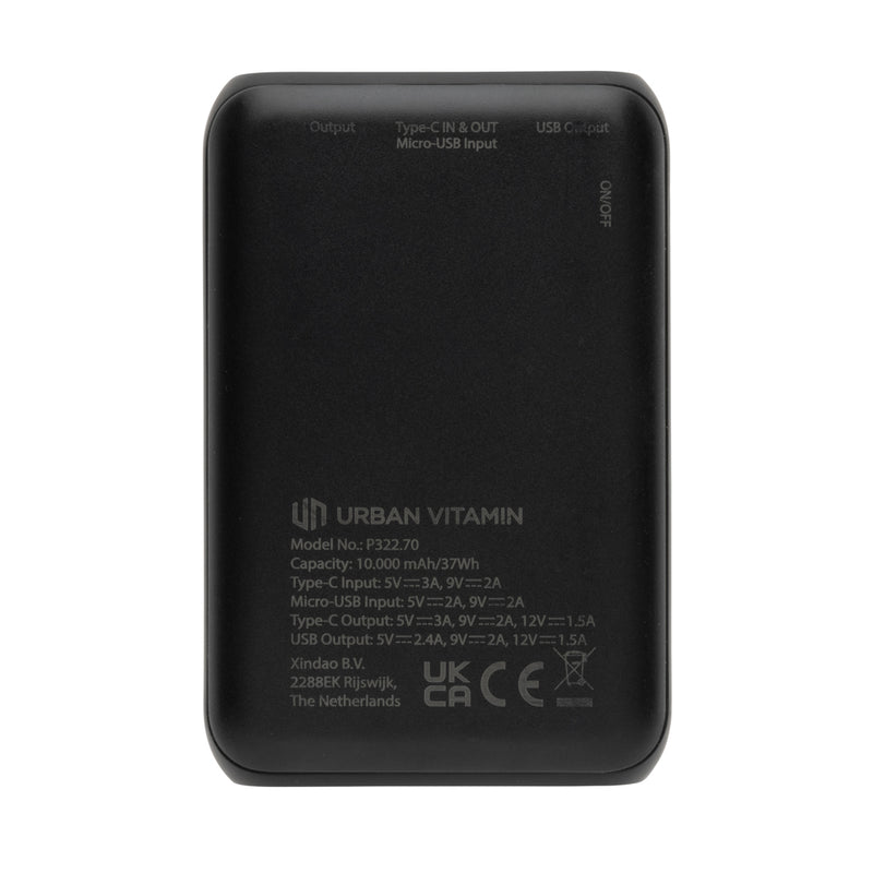Load image into Gallery viewer, Urban Vitamin Alameda 10.000 mAh 18W PD powerbank - Custom Wood Designs
